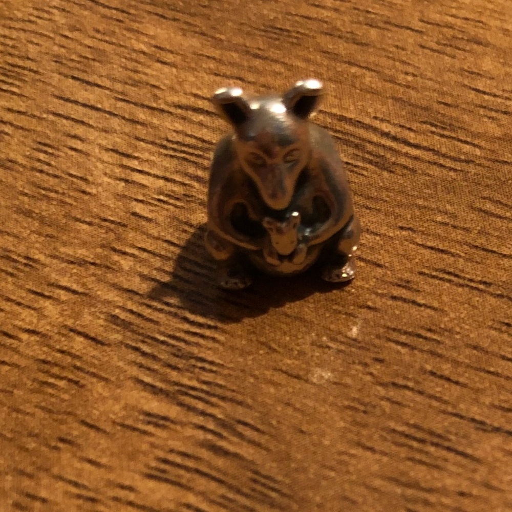 Authentic pandora kangaroo charm